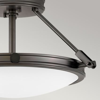 Hinkley - Aufbau-Deckenleuchte COLLIER 3xE14/40W/230V Ø 41,7 cm schwarz