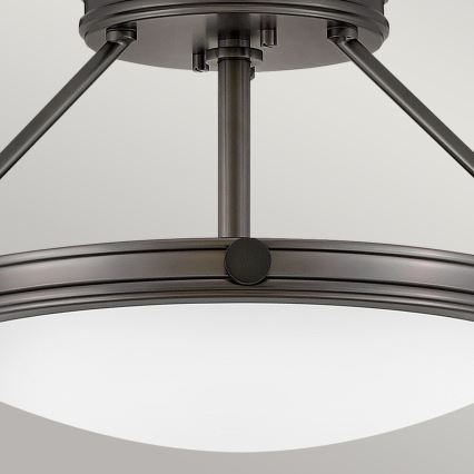 Hinkley - Aufbau-Deckenleuchte COLLIER 3xE14/40W/230V Ø 41,7 cm schwarz