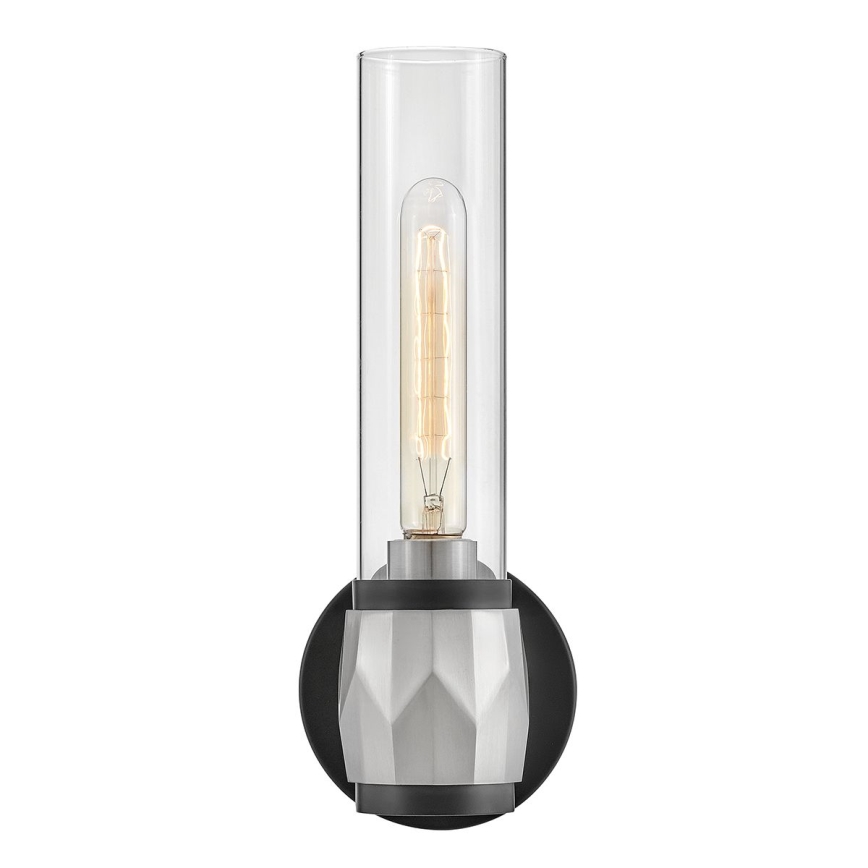 Hinkley - Badezimmer-Wandleuchte ELLISON 1xE27/40W/230V IP44 schwarz