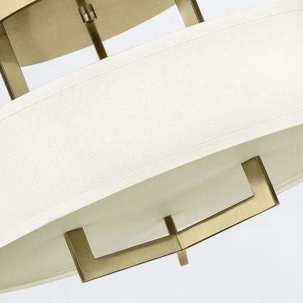 Hinkley - Deckenleuchte HAMPTON 3xE27/60W/230V Ø 50,8 cm goldfarben