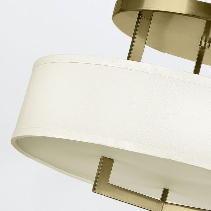 Hinkley - Deckenleuchte HAMPTON 3xE27/60W/230V Ø 50,8 cm goldfarben