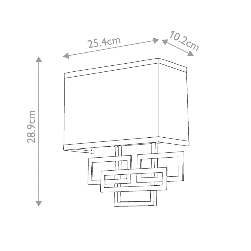Hinkley - Wandleuchte LANZA 2xE14/40W/230V bronzefarben
