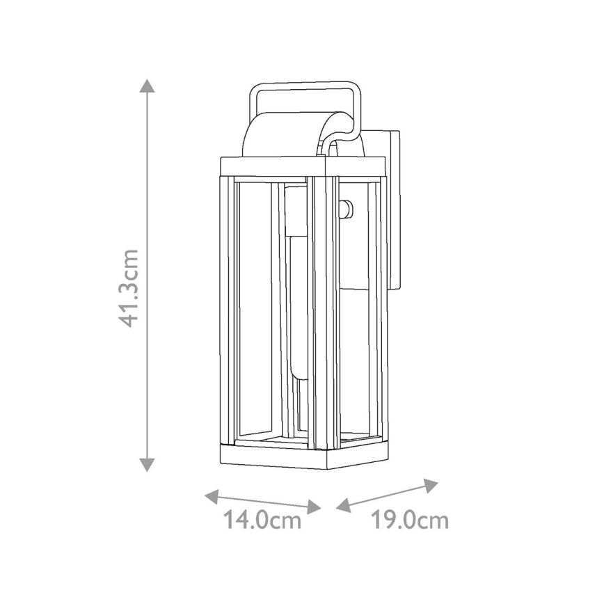 Hinkley - Außenwandleuchte HARBOR 1xE27/60W/230V IP44 bronzefarben