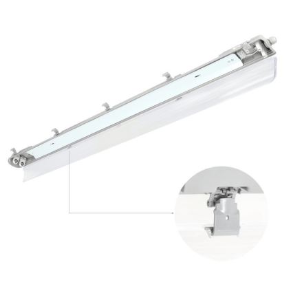 Hochleistungs-Leuchtstofflampe HERMIC T8 2xG13/18W/230V IP65