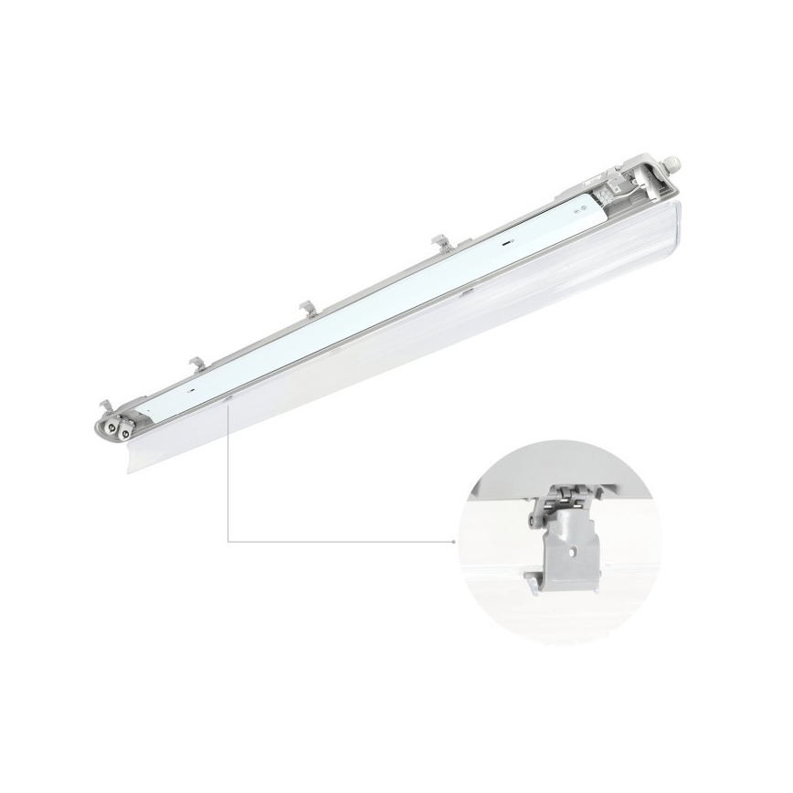 Hochleistungs-Leuchtstofflampe HERMIC T8 2xG13/18W/230V IP65