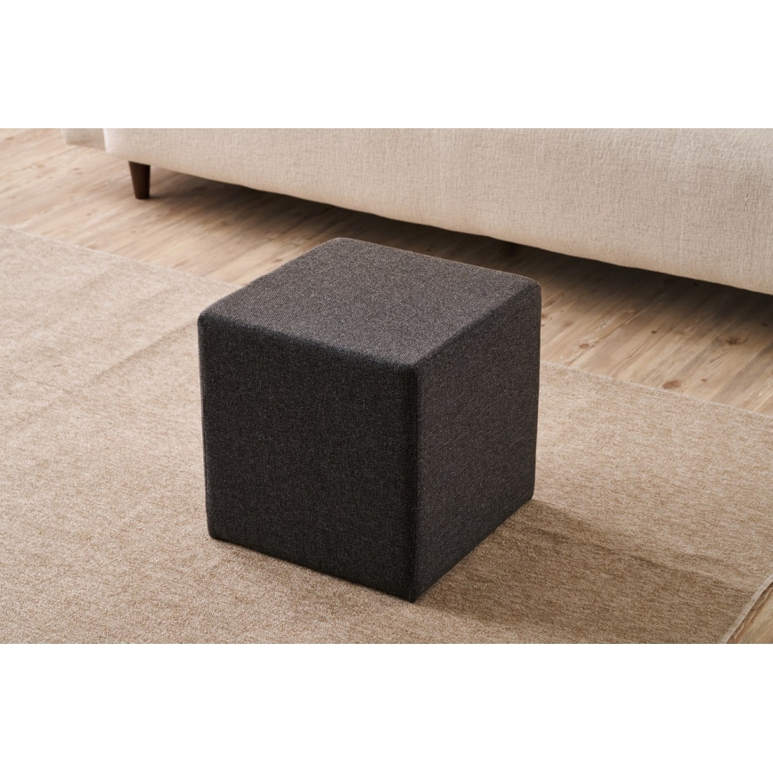 Hocker CUBI 40x40 cm dunkelbraun