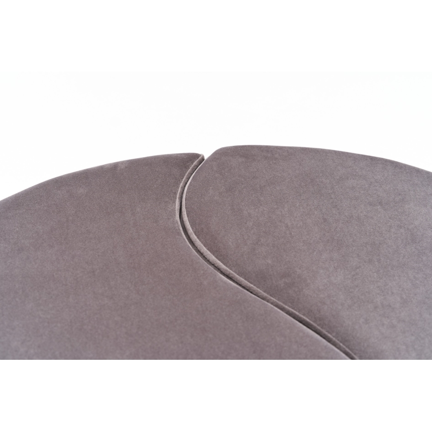 Hocker JING Ø 80 cm, braun