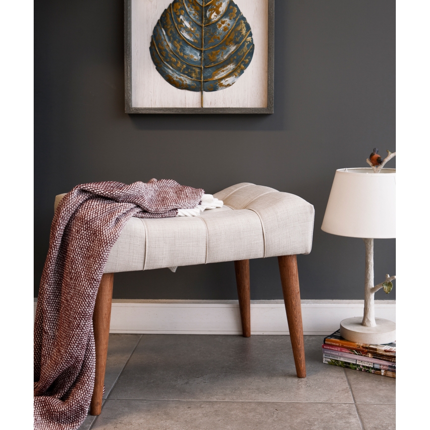 Hocker LUMI 40x58 cm creme