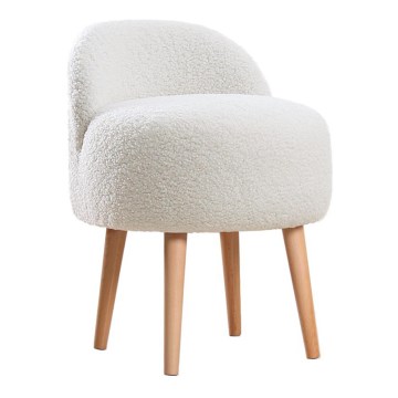 Hocker MIKI Ø 46 cm weiß