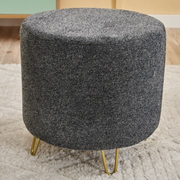 Hocker NANI Ø 40 cm, Anthrazit