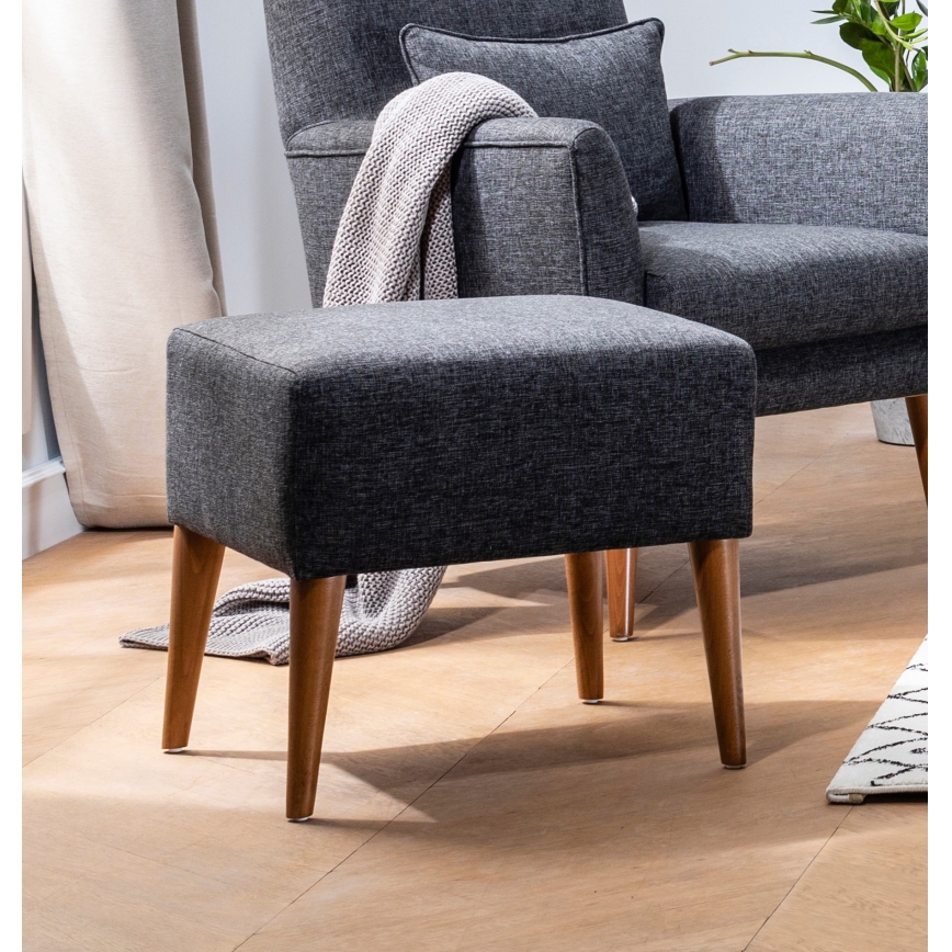 Hocker NIMO 46x50 cm grau