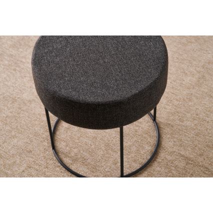 Hocker RELO Ø 40 cm, dunkelbraun
