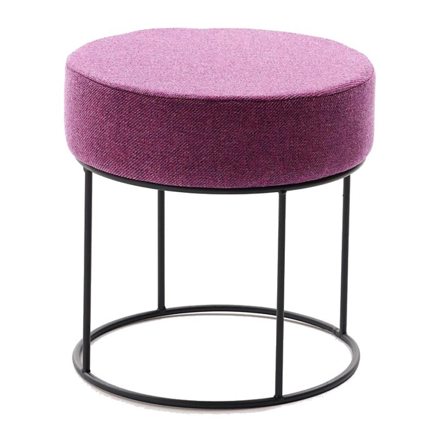 Hocker RELO Ø 40 cm rosa