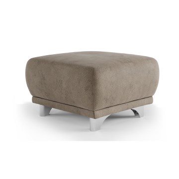Hocker RIMINI 66x66 cm braun