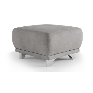Hocker RIMINI 66x66 cm grau