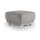 Hocker RIMINI 66x66 cm grau