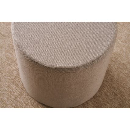 Hocker RONDO Ø 40 cm beige