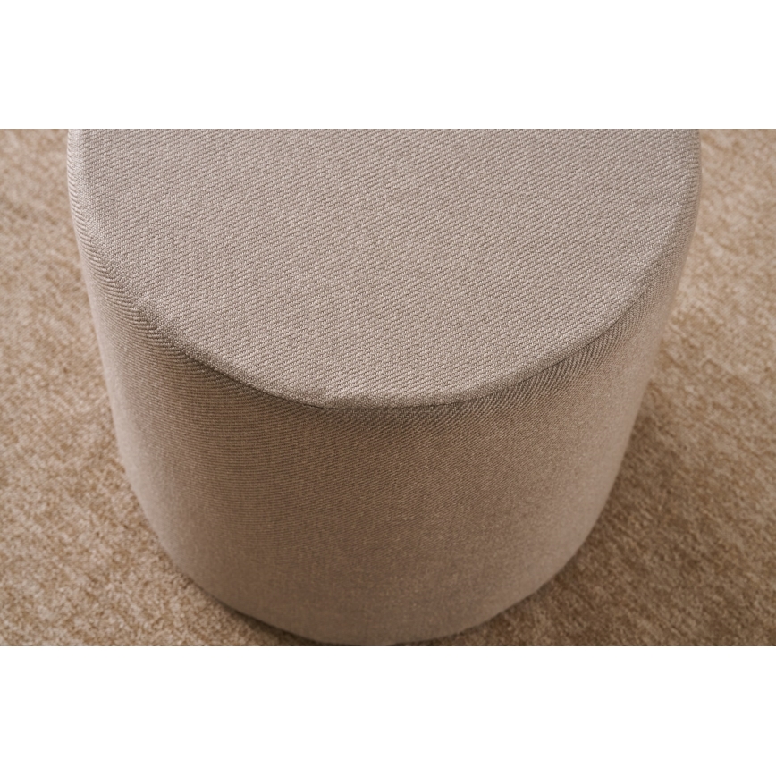 Hocker RONDO Ø 40 cm beige