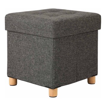 Hocker SULTAN 38x40 cm dunkelgrau