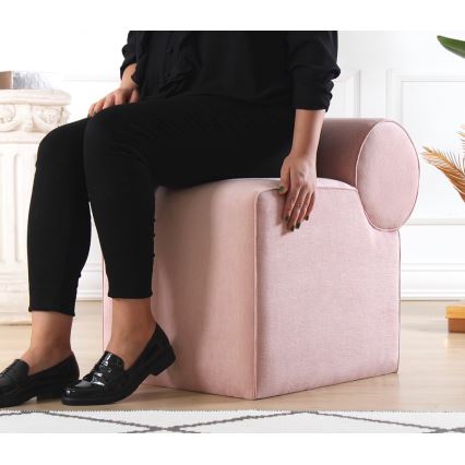 Hocker TIKI 47x45 cm rosa