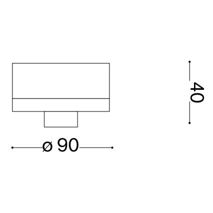Ideal Lux - Außen-Deckenleuchte CLIO 1xE27/42W/230V IP44 Braun