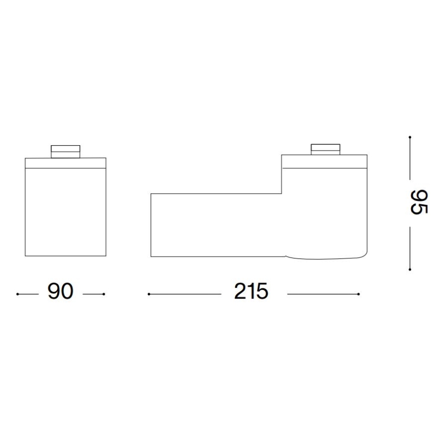 Ideal Lux - Außenwandleuchte CLIO 1xE27/42W/230V IP44 weiß