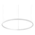 Ideal Lux - dimmbare LED-Pendelleuchte ORACLE SLIM LED/40W/230V 3000K CRI 90, Ø 70 cm, weiß