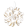 Ideal Lux - Hängeleuchte VORTEX 6xE14/40W/230V d 53 cm golden/Patina