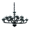 Ideal Lux - Kronleuchter an Kette CASANOVA 16xE14/40W/230V d 120 cm grau