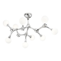 Ideal Lux - LED-Anbauleuchte NODINO 9xG9/3W/230V glänzendes Chrom/weiß