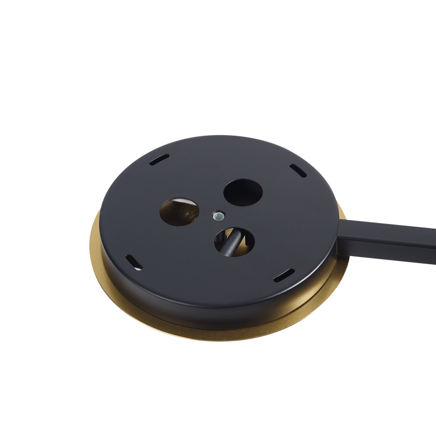 Ideal Lux - LED-Deckenleuchte an Stange BIRDS 5xG9/3W/230V schwarz/golden