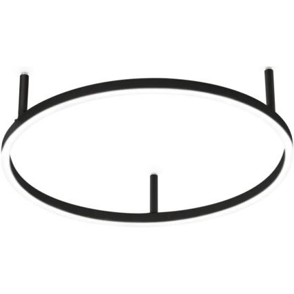 Ideal Lux - LED-Deckenleuchte ORACLE SLIM LED/29W/230V 4000K CRI 90 Ø 50 cm schwarz