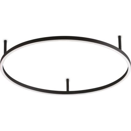 Ideal Lux - LED-Deckenleuchte ORACLE SLIM LED/37W/230V 2700K d 70 cm schwarz