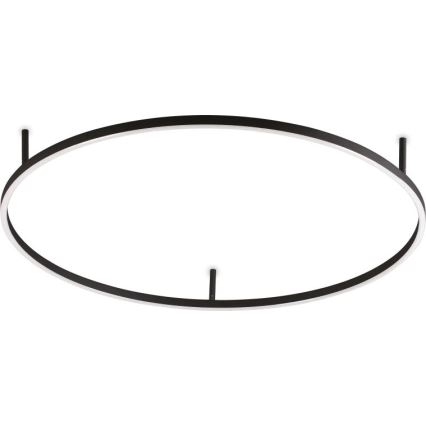 Ideal Lux - LED-Deckenleuchte ORACLE SLIM LED/53W/230V 4000K d 90 cm schwarz