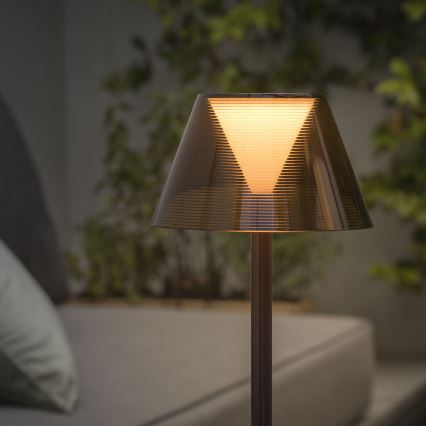 Ideal Lux - LED dimmbare Touch-Lampe LOLITA LED/2,8W/5V 2200 mAh IP54 braun