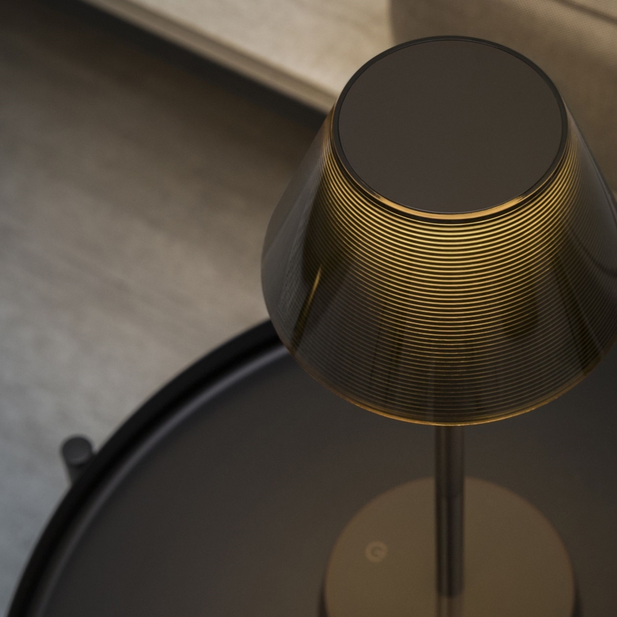 Ideal Lux - LED dimmbare Touch-Lampe LOLITA LED/2,8W/5V 2200 mAh IP54 braun