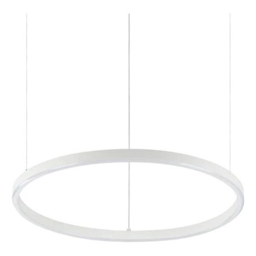 Ideal Lux - LED dimmbare Pendelleuchte an Kabel ORACLE SLIM LED/28W/230V 3000K CRI 90 Ø 50 cm weiß