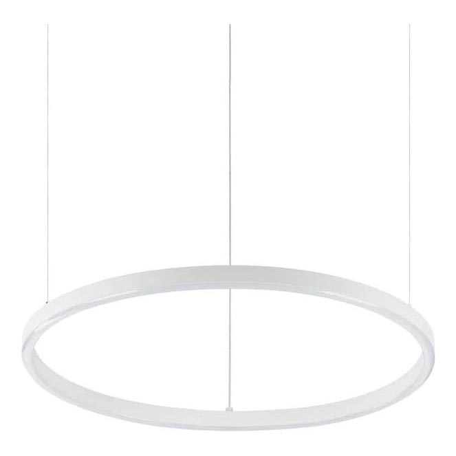 Ideal Lux - LED dimmbare Pendelleuchte an Kabel ORACLE SLIM LED/28W/230V 3000K CRI 90 Ø 50 cm weiß