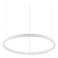 Ideal Lux - LED-Hängeleuchte an Kabel ORACLE SLIM LED/29W/230V 2700K CRI 90 Ø 50 cm weiß