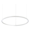 Ideal Lux - LED-Hängeleuchte an Kabel ORACLE SLIM LED/37W/230V 2700K CRI 90 Ø 70 cm weiß