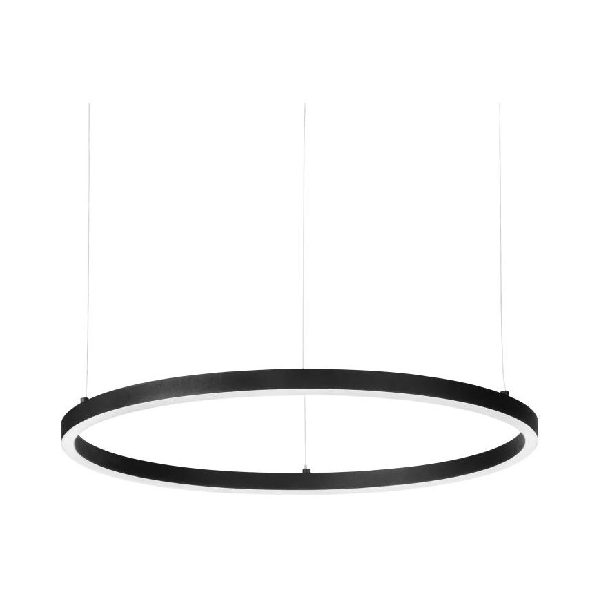 Ideal Lux - LED-Pendelleuchte mit Kabelabhängung ORACLE SLIM LED/37W/230V 2700K CRI 90 Ø 70 cm schwarz