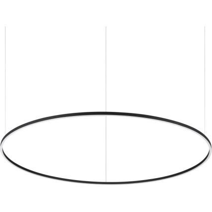 Ideal Lux - LED-Pendelleuchte an Kabel ORACLE SLIM LED/83W/230V 2700K CRI 90 Ø 150 cm schwarz