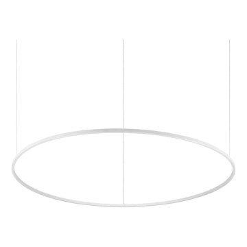 Ideal Lux - LED-Hängeleuchte ORACLE SLIM LED/89W/230V 3000K d 150 cm weiß
