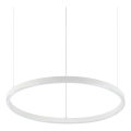 Ideal Lux - LED-Pendelleuchte an Kabel ORACLE SLIM LED/29W/230V 4000K CRI 90 Ø 50 cm weiß