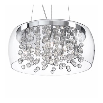 Ideal Lux - LED-Pendelleuchte an Seil 8xG9/3W/230V Ø 50 cm