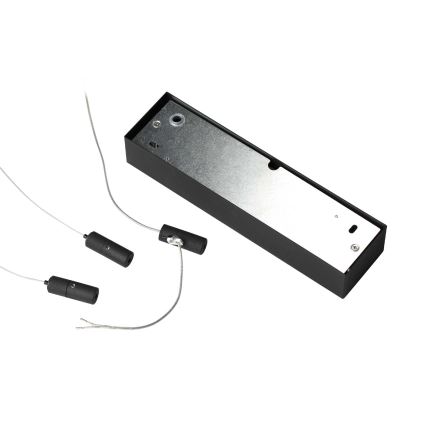 Ideal Lux - LED-Pendelleuchte mit Seilaufhängung ORACLE LED/83W/230V 3000K CRI 90 Ø 150 cm schwarz