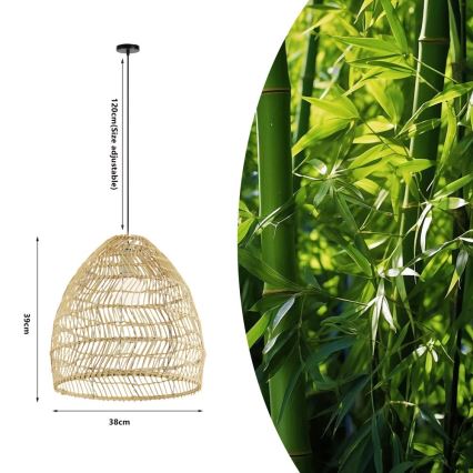 Pendelleuchte an Kabel BOHO DELICADO 1xE27/40W/230V Ø 38 cm