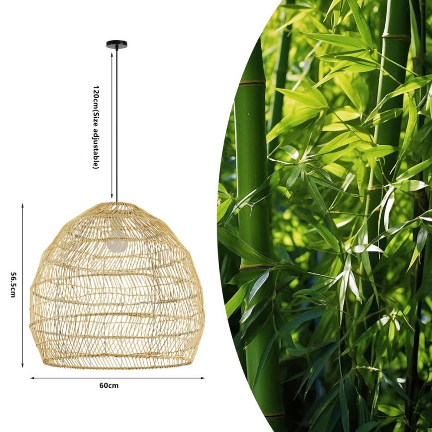 Hängeleuchte an Kabel BOHO DELICADO 1xE27/40W/230V Ø 60 cm