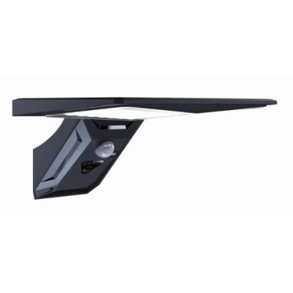 LED-Solarwandleuchte mit Sensor LED/2,6W/5,5V IP65 1800 mAh schwarz