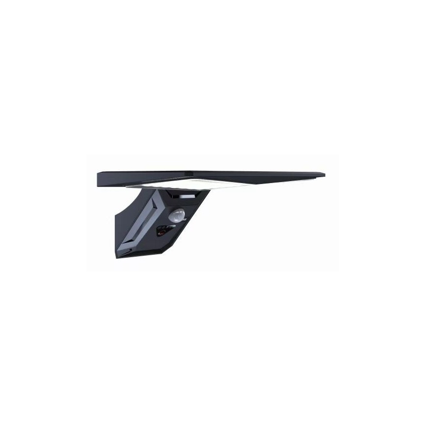LED-Solarwandleuchte mit Sensor LED/2,6W/5,5V IP65 1800 mAh schwarz
